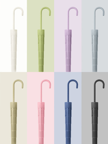 16 rib color matching waterproof cover umbrella long handle umbrella rain or shine large automatic umbrella gift advertising umbrella straight umbrella