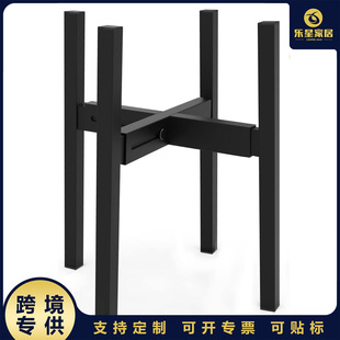 Amazon adjustable wrought iron cross flower stand floor-to-floor balcony flower stand green rose plant stand flower pot stand