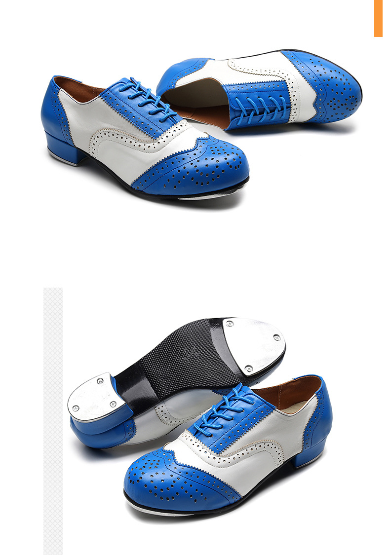 Vyriški laisvalaikio Oksfordo sintetinės odos odiniai sparnuoti užsegami lauko batai_voghion.com