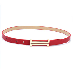 Women's Fashion Student Jeans Belt with Fine Design, Red Book Style Decor, Versatile Belt - New Korean Version