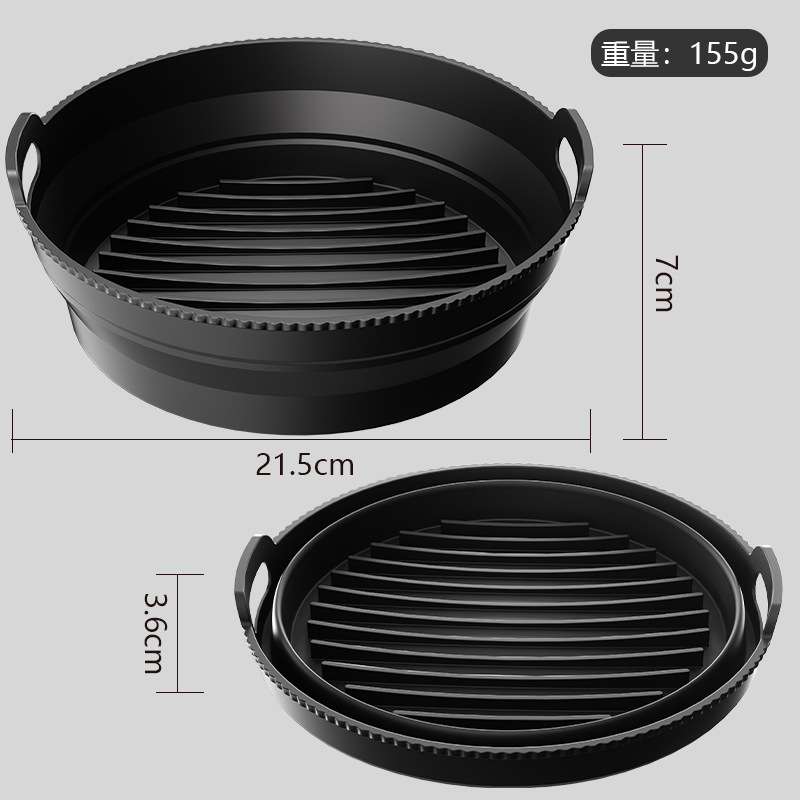 Freidora de aire redonda accesorios Air Fryer Ninja AF101 freidora de aire forro de bandeja de silicona