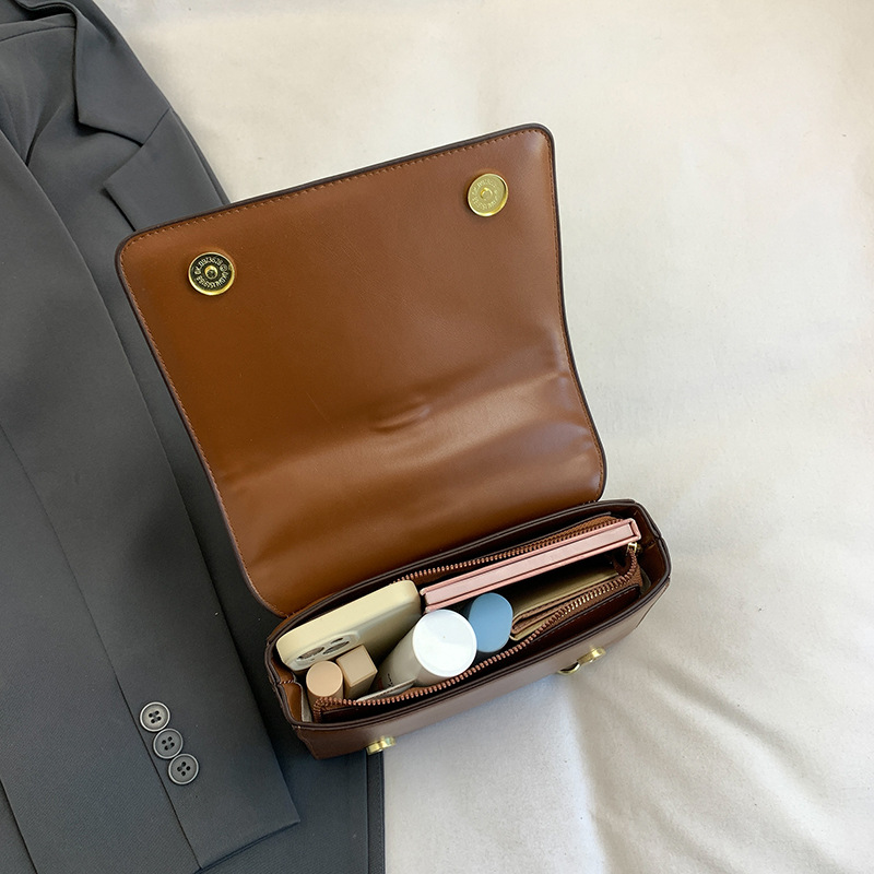 Bolso de Mujer Transfronterizo, Nuevo Modelo 2025, con Estampado de Letras CH, Bolso de Mujer de Alta Gama, Cadena de Moda, Bolso Pequeño Cuadrado Cruzado