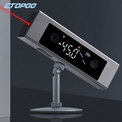 LI2ダブルレーザー角度投線器水準器傾斜計高精度ledスクリーンデジタル表示角度定規