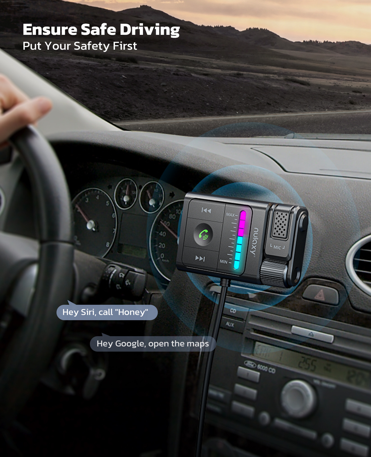 Amazon's New Bt64 Car Cross-Border Player Bluetooth Fm Transmitter Charging Hands-Free Calling Car Mp3
