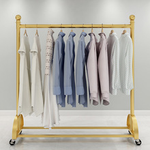 服装店挂衣架北女装店铺童装陈列货架女装店简约中岛落地式展示架