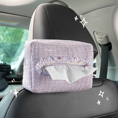 Tissue Box Small Fragrance Car: Car tissue box/set
