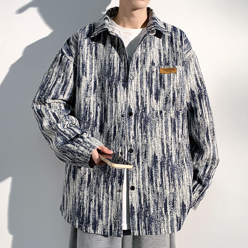 2024 Nuove giacche primaverili e autunnali, cappotto Pi Shuai versatile per il tempo libero di alta strada retrò alla moda da uomo_voghion.com