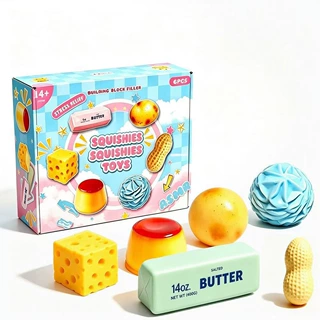 6pc神秘饺子包包 Fidget Squishy 惊喜盲盒节日礼物