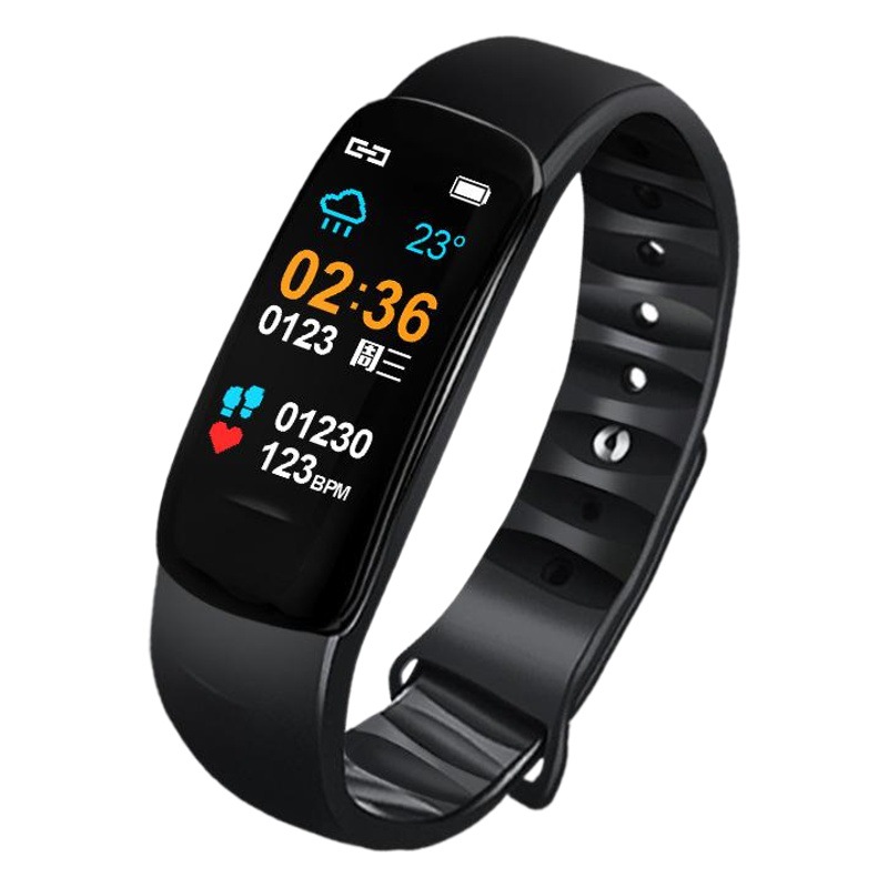 Fábrica C1plus deportes podómetro pulsera regalo TPU Bluetooth información de monitoreo del sueño recordatorio pulsera inteligente