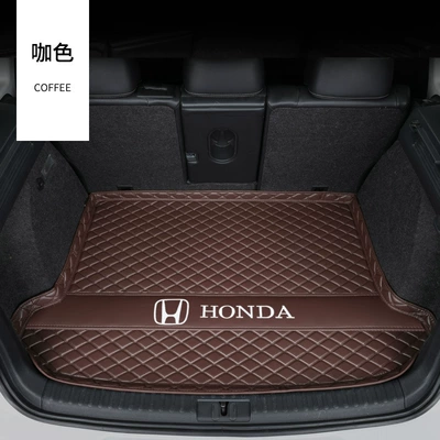 Trunk Mat — delivery rear warehouse mat - bottom-pad-coffee-beige-standard-diamond-vv-material-message-model-year