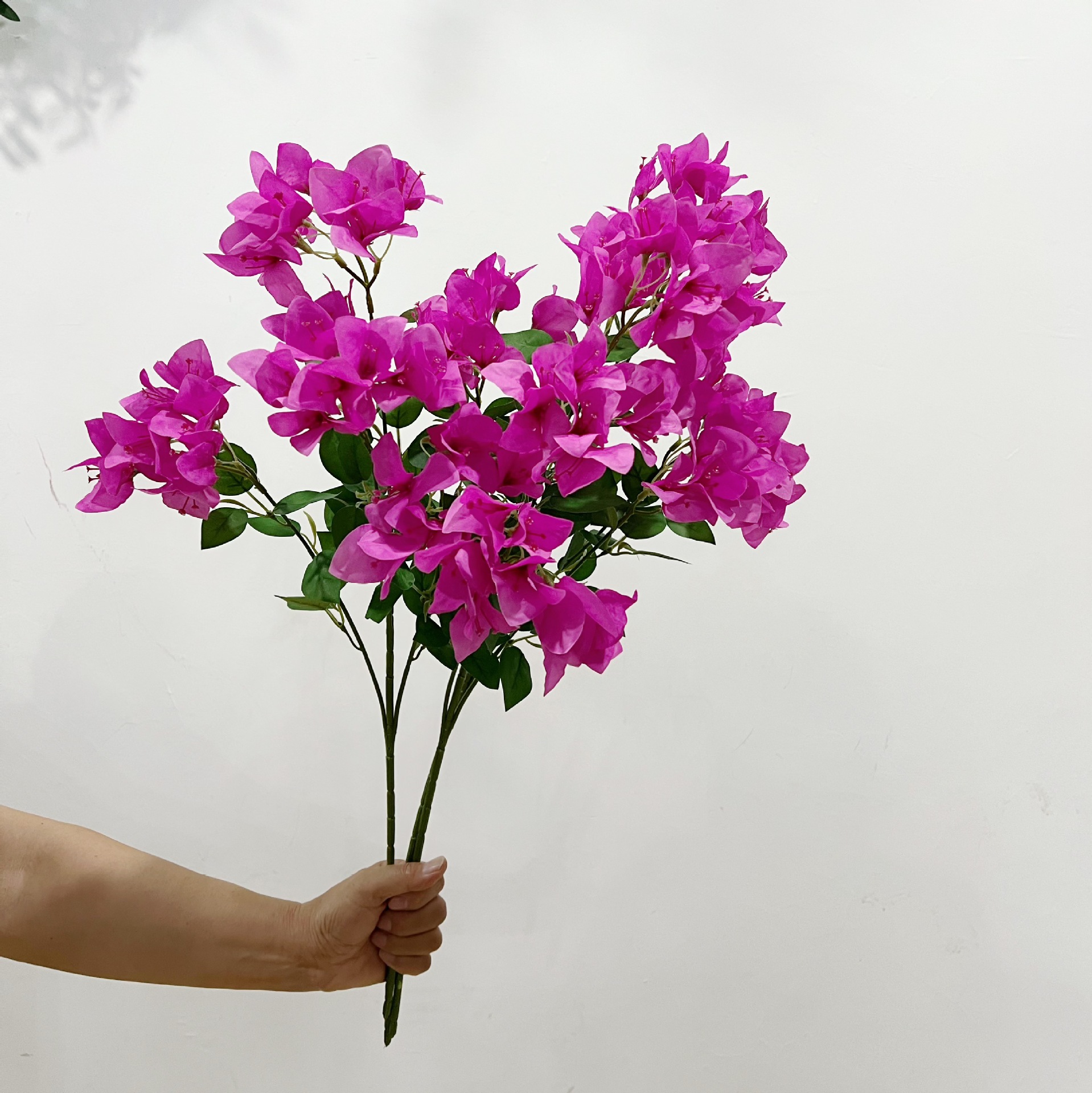 Hanyang triángulo flor de boda diseño de simulación de flores de ciruela 4 tiendas decoración del hogar flor de simulación de ciruela triángulo mayorista