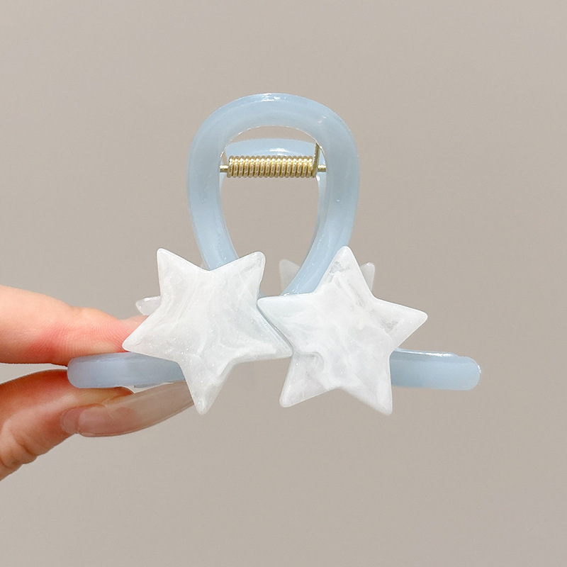 Clip de agarre de botón rojo de Encora para mujer nuevo clip de tiburón de pelo de disco de estilo de alta calidad en la parte posterior de la cabeza horquilla de temperamento