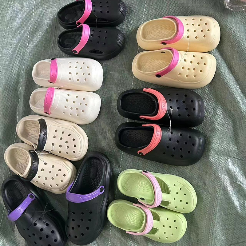 Coconut Flip-Flops, Thick-Soled Non-Slip Eva Slippers for Men and Women, Suitable for Home and Outdoor Wear, Available in Stock from Street Vendors