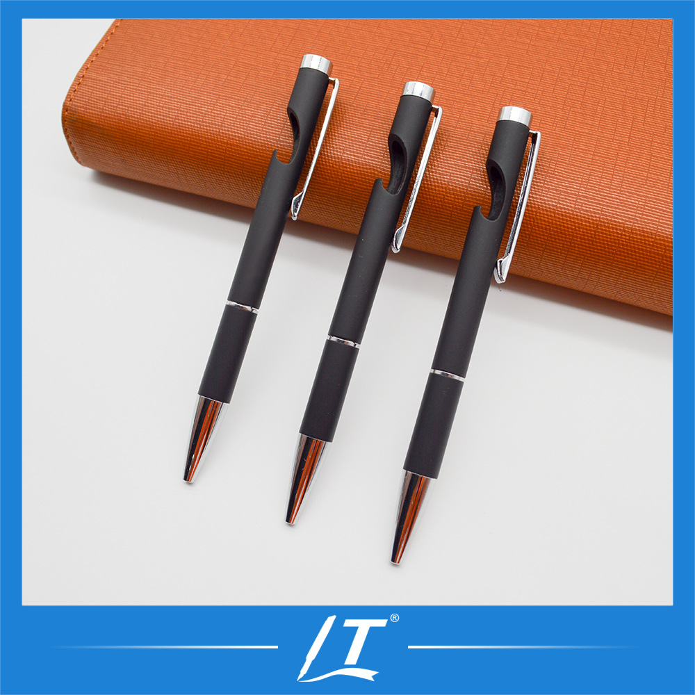 批发多功能开瓶器金属圆珠笔餐厅酒店开瓶广告笔可印LOGO广告促销