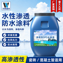 dps永凝液透明防水剂防腐涂料水性无机渗透结晶型防水涂料可代工