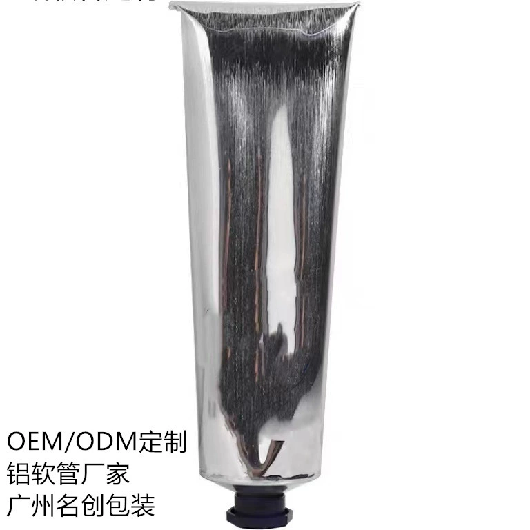 Настраиваемый 20ml50ml100ml Косметика чистая алюминиевая трубка Упаковка Алюминиевый шланг Серебряный восьмиугольная крышка крем для рук