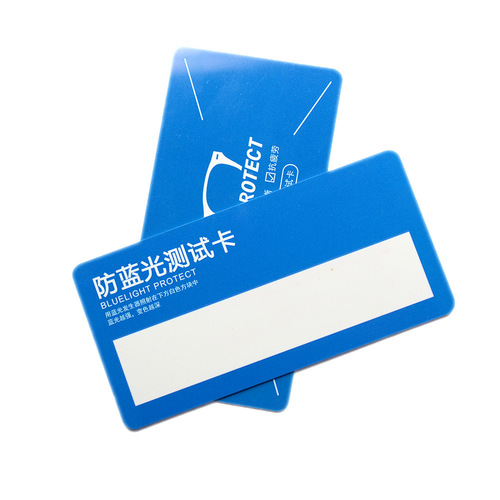 Water drop type anti-blue light test lamp, glasses lens anti-blue light test lamp, optical shop accessories blue light test card