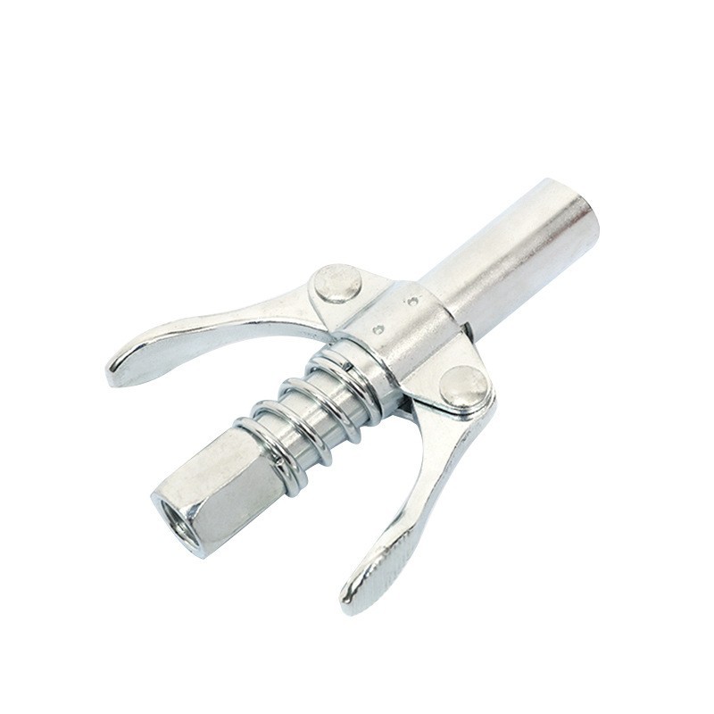 Boquilla de la pistola de grasa boca puntiaguda boca plana cabeza de la pistola de grasa manual manguera tubo duro accesorios de la máquina de mantequilla boquilla de la pistola puntiaguda