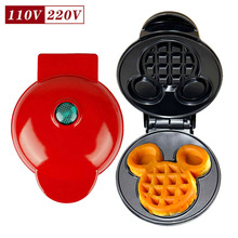 外贸美规110V卡通华夫机 欧规双面加热蛋糕机动物面包机点心机