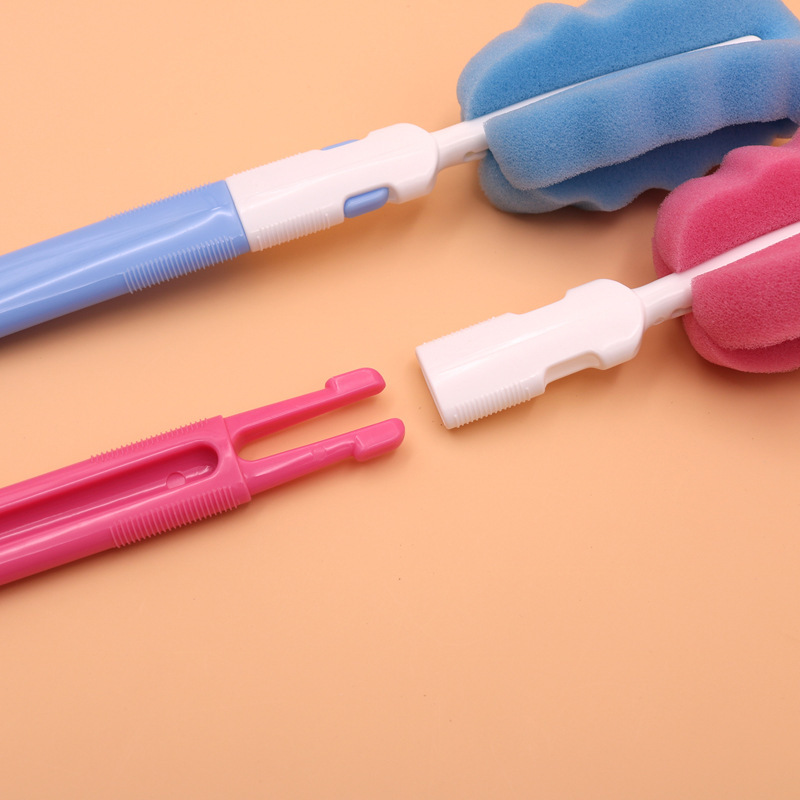 哺乳瓶洗浄ブラシ、スポンジカップブラシ、乳首ブラシ、ストローブラシ、洗浄ツール、お手入れ簡単|undefined