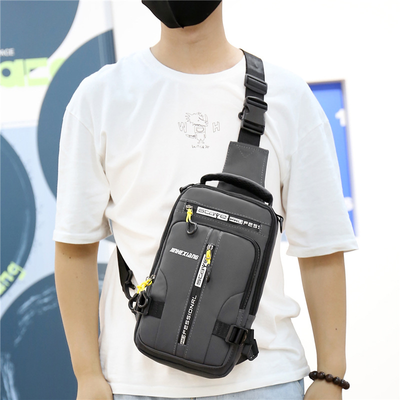 Korean version of the chest bag men's ca...