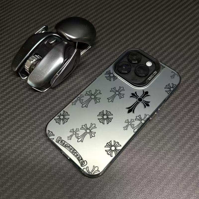 フルスクリーンの十字架柄、Apple 17 Pro Max用スマホケース、個性的で元気なケース、iPhone 16/15/14、欧米風|undefined