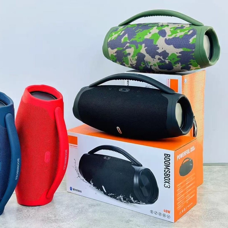 外国貿易越境電子商取引 BOX3 スーパー戦神 3 ワイヤレス Bluetooth スピーカー 40 ワットポータブル屋外サブウーファーオーディオ|undefined