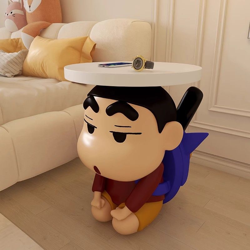 크리 에이 티브 크림 스타일 크레용 작은 새 거실 소파 사이드 캐비닛 코너 이동식 침실 캐비닛 가정용 바닥-스탠딩 장식품