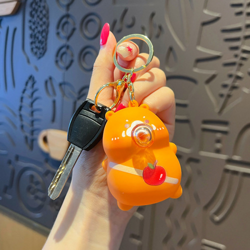 Cartoon Scary Me Jump Bubble Stress Relief Keychain Schoolbag Hook Couple Car Keychain Decor Gift