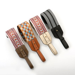 Jiangxin Fang H Family Vegetable Basket Evelyn Shoulder Strap Modified Underarm Togo Wide Canvas Cowhide Bag Strap Bag Accessories