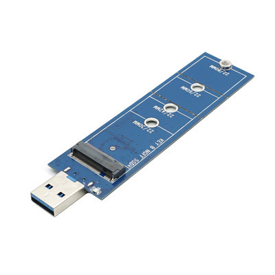 NGFF M.2接口固态硬盘转USB3.0 NGFF sata to USB3.0转接卡 bkey