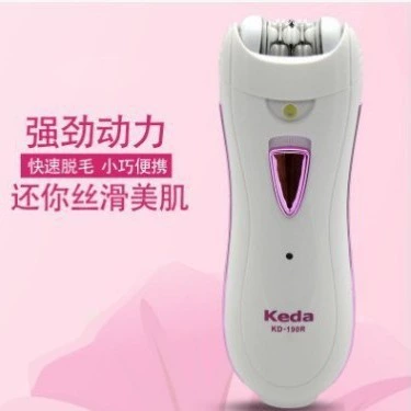 Прямые продажи женского электрического эпилятора Keda 190R, устройство для удаления волос, бритва для женщин.