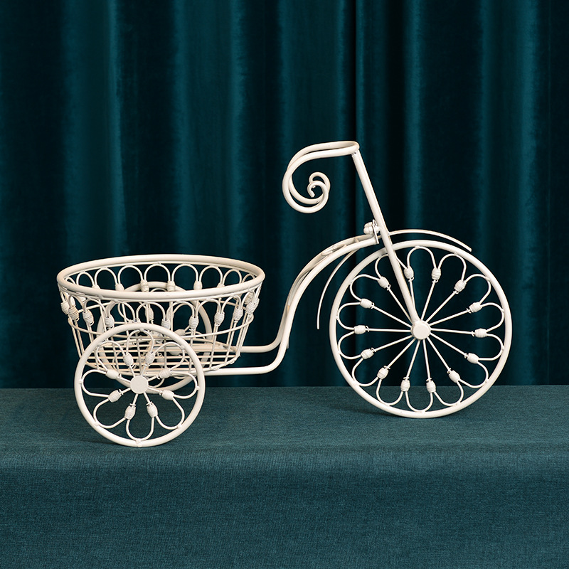 Estilo europeo creativo estante de la boda de hierro de tres capas de la bicicleta de la boda de cumpleaños de múltiples capas soporte de la torta soporte de postre soporte de exhibición