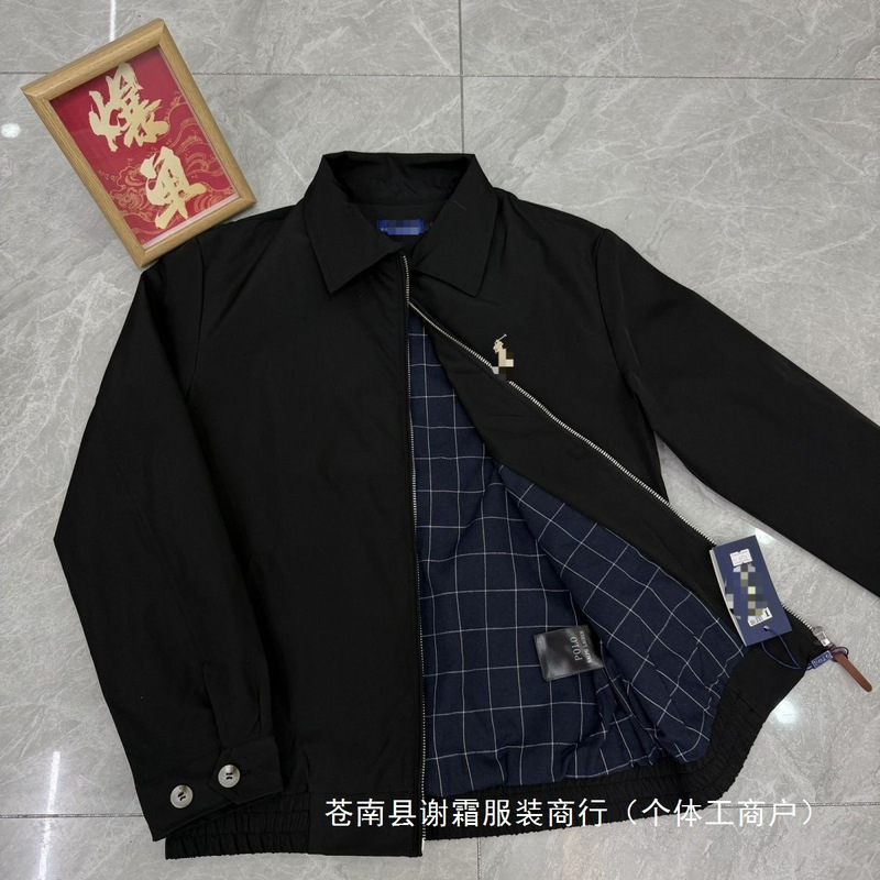 Spring embroidered American-style jacket, unisex, with a lapel collar, suitable for spring and autumn, business casual, polo-style, couples' jacket, versatile, wholesale Spring embroidered American-style jacket, unisex, with a lapel collar, suitable for spring and autumn, business casual, polo-style, couples' jacket, versatile, wholesale