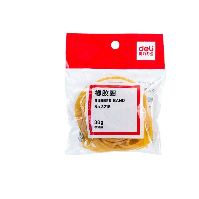 델리 사무용품 3218 고무 밴드 고무 링 부동 고무 밴드 가죽 밴드 가죽 밴드 30G 고무 링 도매