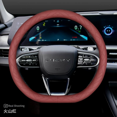 Discovery 06 Tiggo 8Plus/7Plus – Steering wheel cover - chery-d-type-volcano-red-set-type-ultra-thin-default