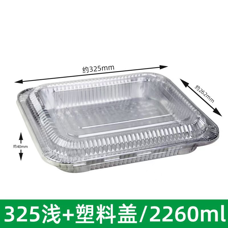 Cena especial caja de lata fiesta picnic camping plato de comida desechable grueso grande pastel de frutas plato de comida cocinada