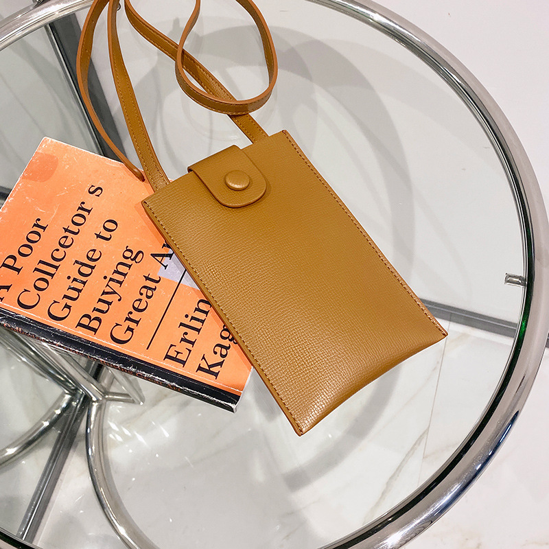 Verano transfronterizo nuevo bolso de hombro estilo coreano moda vertical teléfono móvil bolso simple hombro crossbody pequeño bolso logotipo imprimible