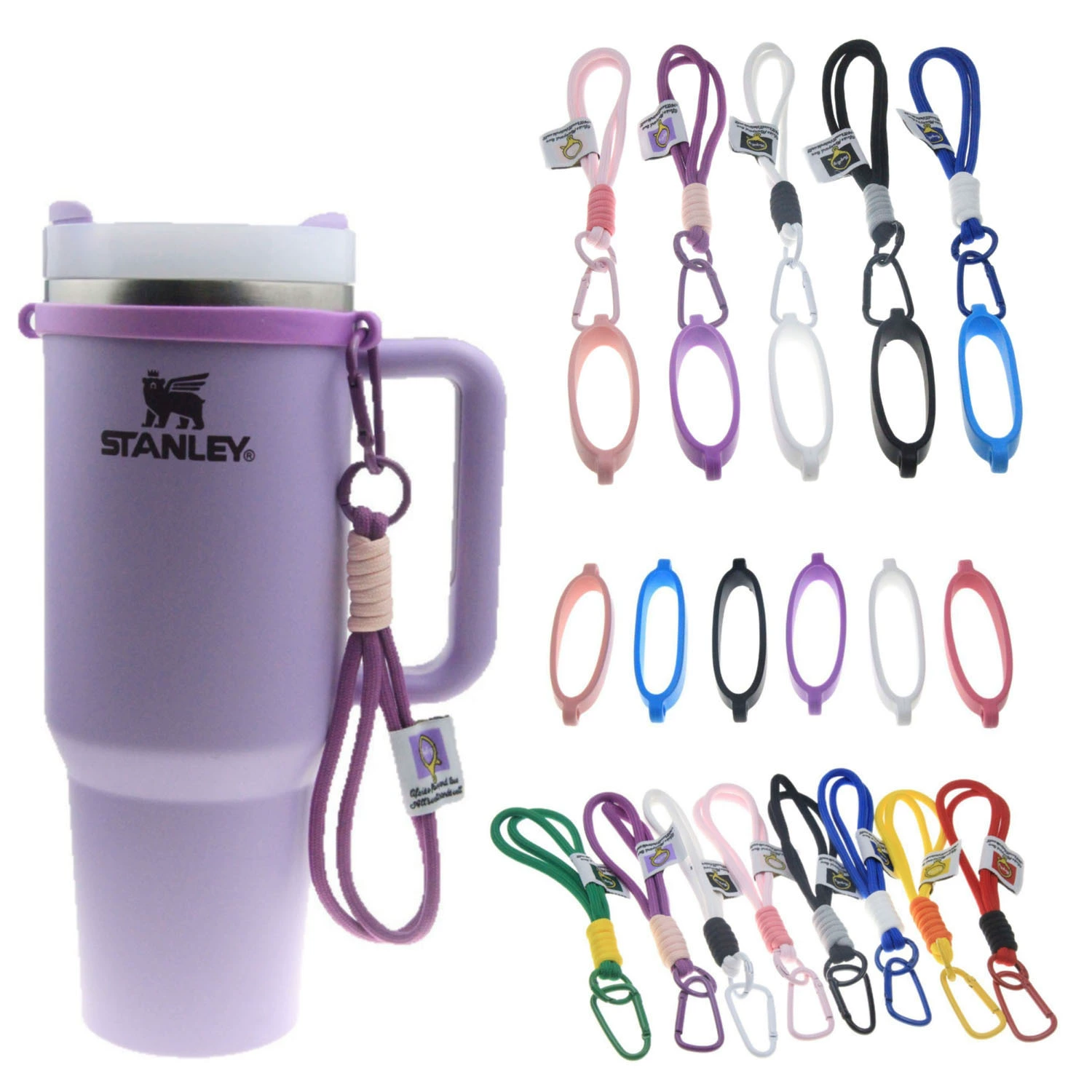 Ремешок для бутылки с водой, кольцо для чашки с водой, ремешок, веревка для рюкзака для улицы, брелок, чашка-термос, карабин, веревка для рук, подвеска для сумки