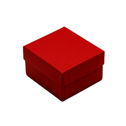 Factory direct sales solid color jewelry box watch square packaging box heaven and earth cover ring necklace jewelry box hot stamping logo