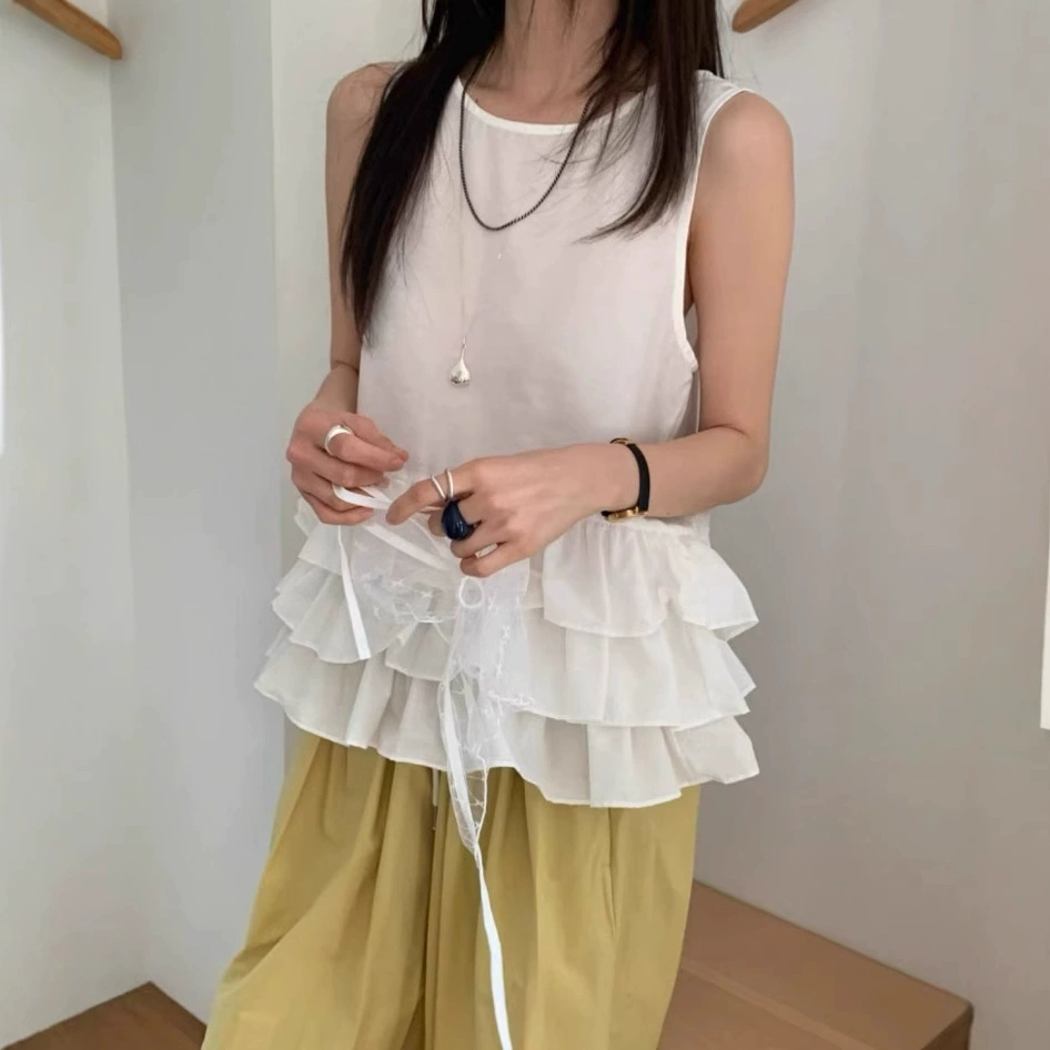 South Korean summer goods, cute vest sleevless