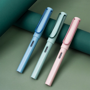 Positive Posture Pen Holder Ink Bag Pen Primary School Students Can Engrave Calligraphy Hard Pen Rigid Pen F Piece Ef Tip Stationery Gift