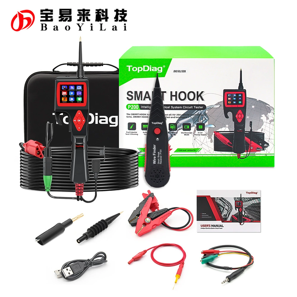 TopDiag P200 SMART HOOK Power Tester Многофункциональный детектор капитального ремонта автомобильных цепей
