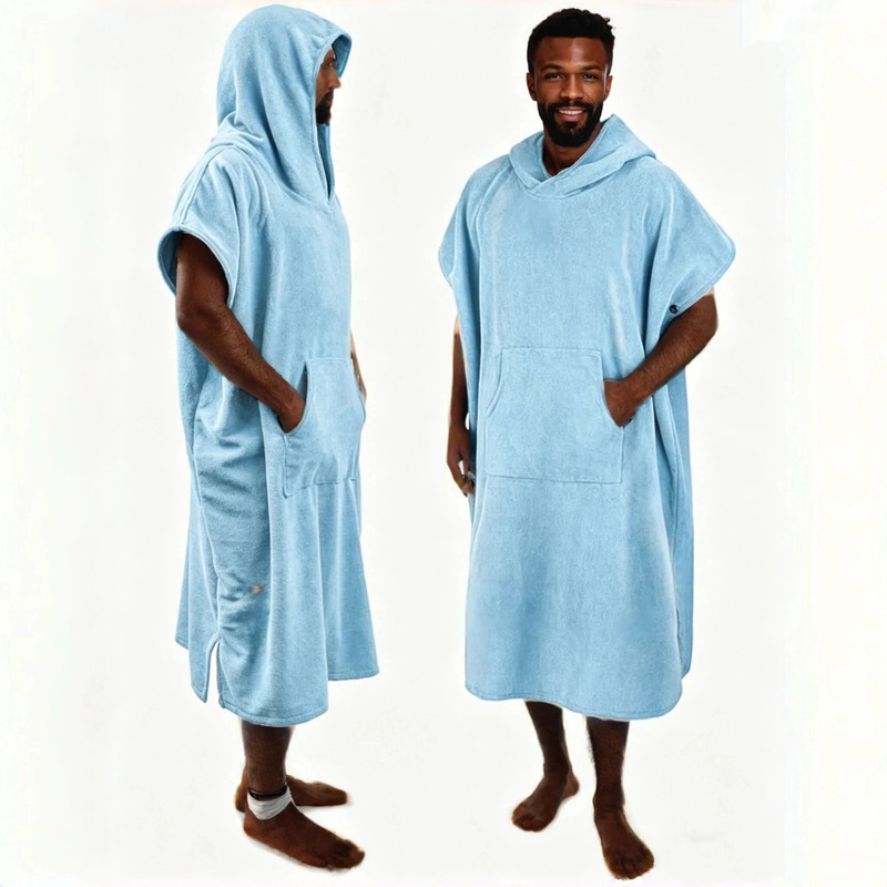 Amazon's Best-Selling Quick-Drying Surfing Changing Robe, Microfiber Hooded Bathrobe, Beach Swimming and Diving Towel Cloth