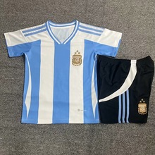 24年国家队阿根廷足球服Argentina messi梅西儿童套装训练服球衣