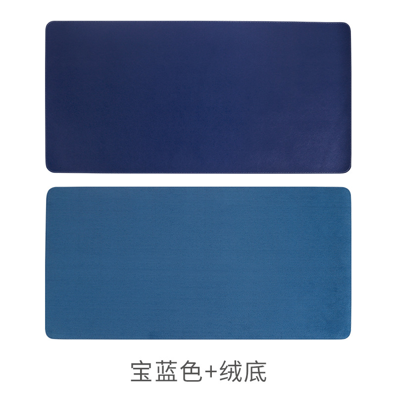 Alfombrilla de ratón de cuero de gran tamaño antideslizante teclado de computadora almohadilla de escritorio de oficina almohadilla de escritura mesa de café almohadilla de escritorio patrón de impresión LOGO