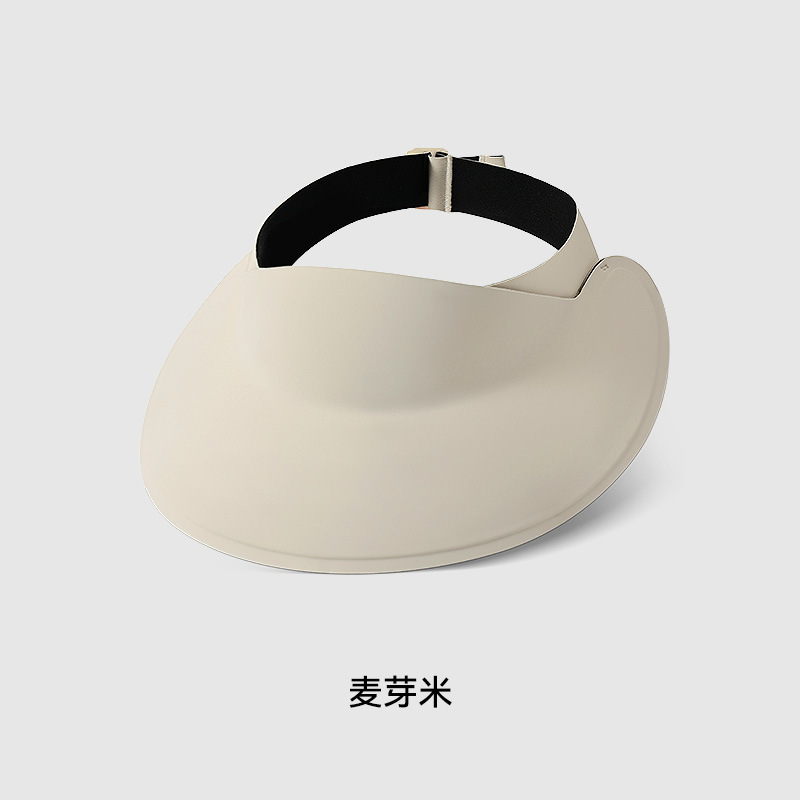 无痕一体防晒帽男夏季防紫外线大帽檐冰丝遮阳帽户外可折叠空顶帽|undefined