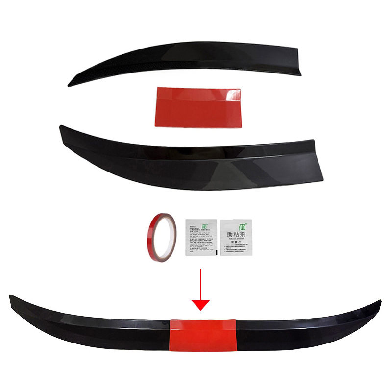 Black + red + black set