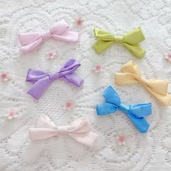 Fabric bow tie flat car bow wool felt flower brooch DIY hair accessories bag shoes socks accessories clothing accessories