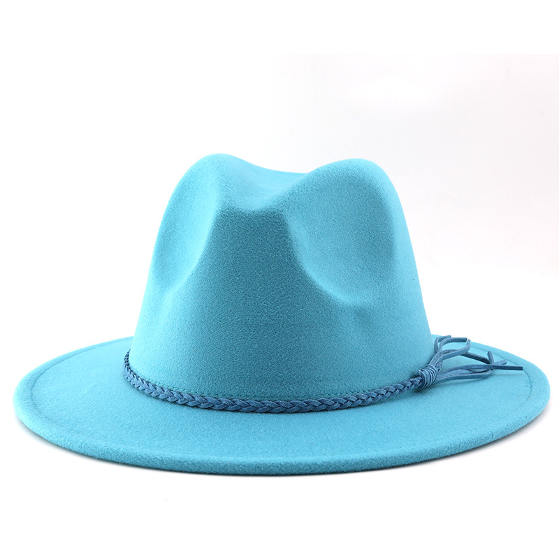 Klassischer Prairie Unisex Jazzhut Mit Wildlederquaste_voghion.com